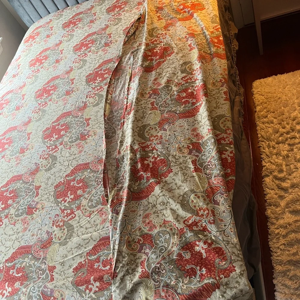 Pottery Barn Paisley Duvet Duvet Grand lit Size Full/ Queen/ Firm Price